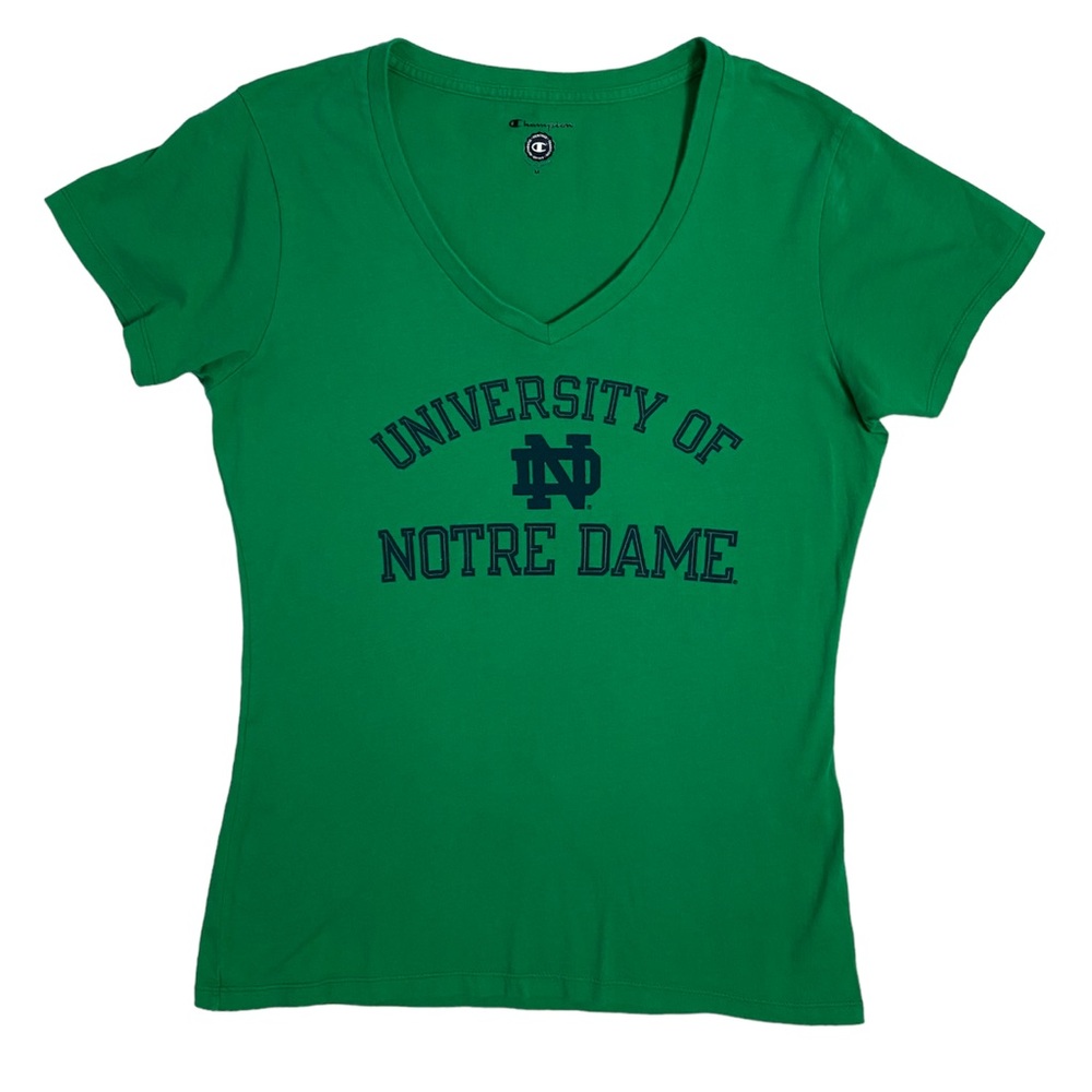 University of Notre Dame V-Neck Shirt M